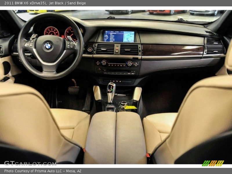 Jet Black / Sand Beige 2011 BMW X6 xDrive35i