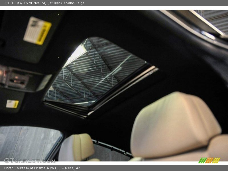 Jet Black / Sand Beige 2011 BMW X6 xDrive35i