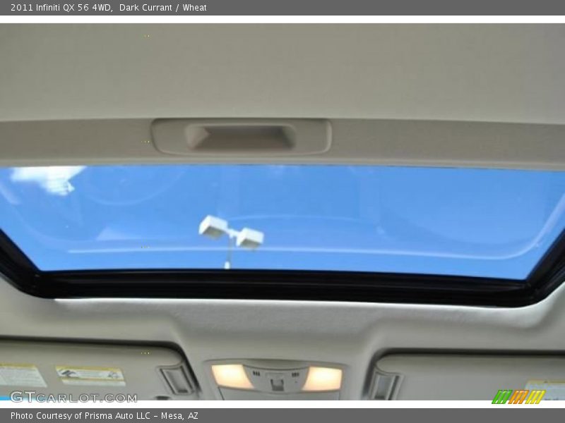 Dark Currant / Wheat 2011 Infiniti QX 56 4WD