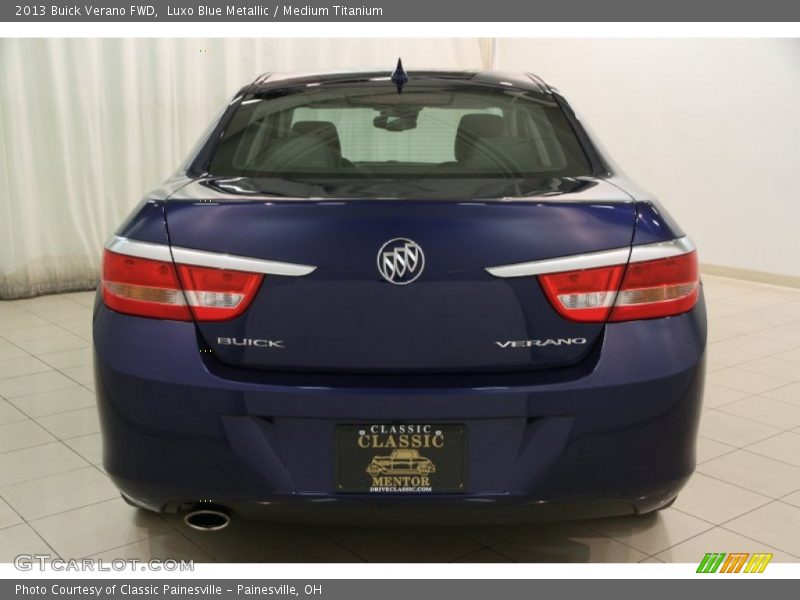 Luxo Blue Metallic / Medium Titanium 2013 Buick Verano FWD