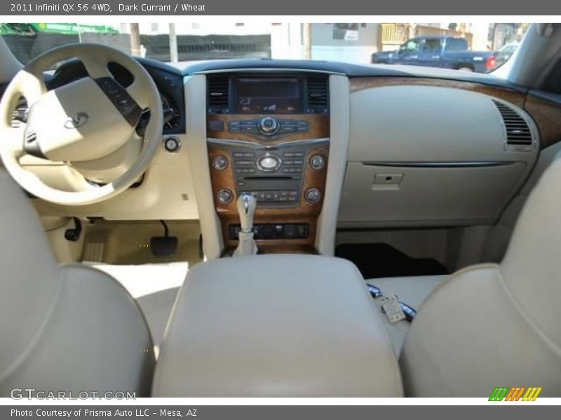 Dark Currant / Wheat 2011 Infiniti QX 56 4WD