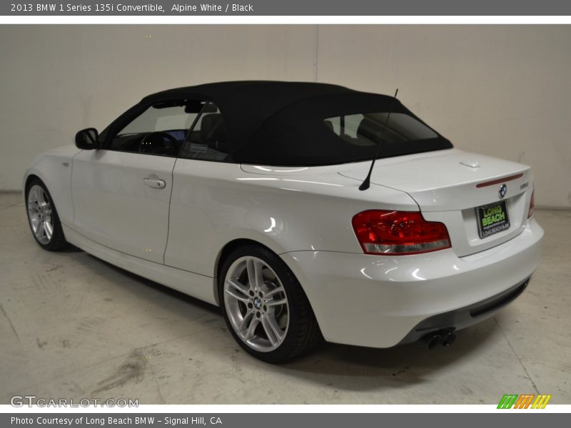 Alpine White / Black 2013 BMW 1 Series 135i Convertible