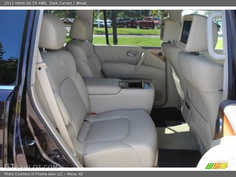 Dark Currant / Wheat 2011 Infiniti QX 56 4WD