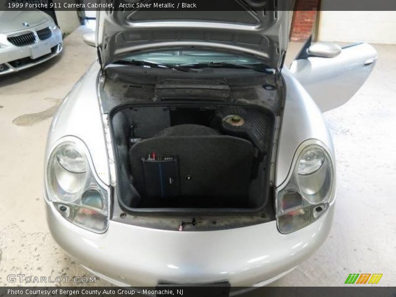Arctic Silver Metallic / Black 1999 Porsche 911 Carrera Cabriolet