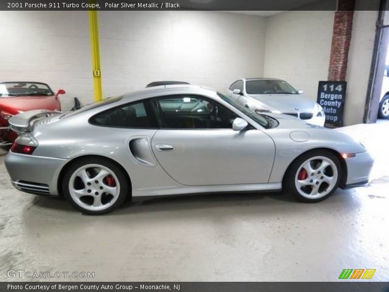 Polar Silver Metallic / Black 2001 Porsche 911 Turbo Coupe