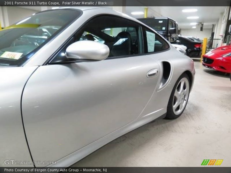 Polar Silver Metallic / Black 2001 Porsche 911 Turbo Coupe