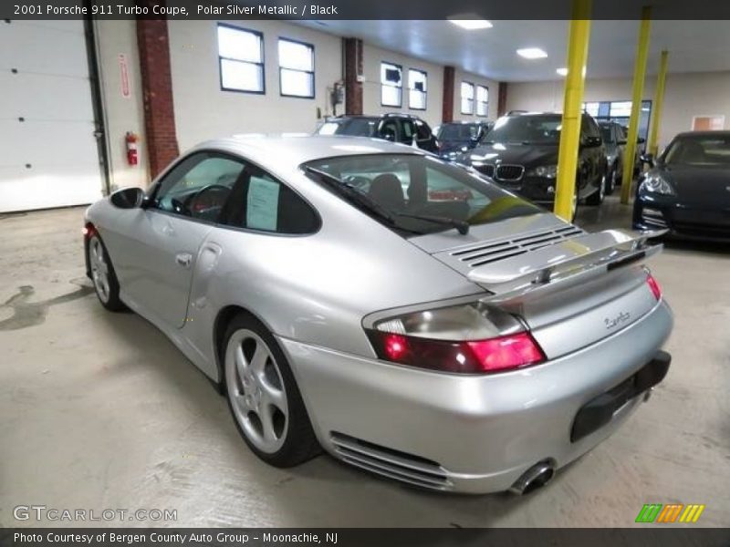 Polar Silver Metallic / Black 2001 Porsche 911 Turbo Coupe