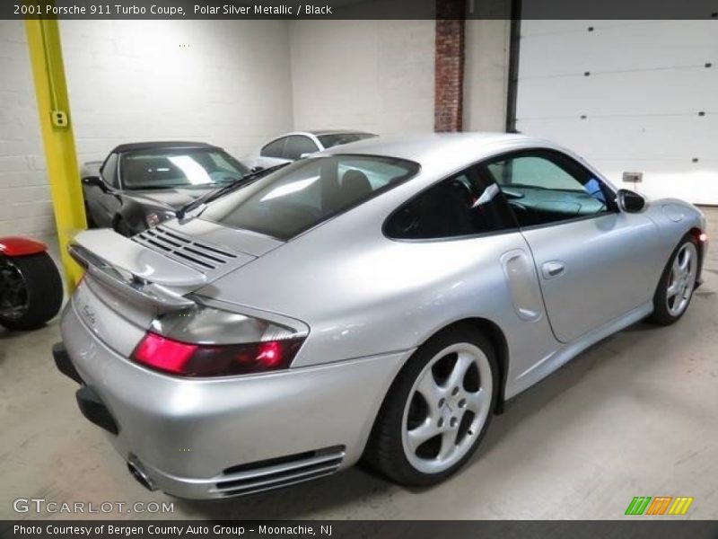Polar Silver Metallic / Black 2001 Porsche 911 Turbo Coupe