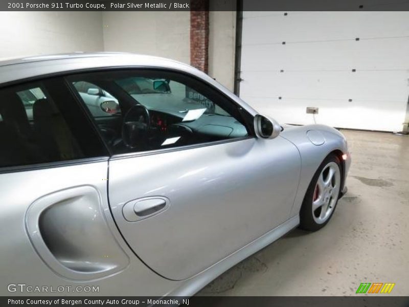 Polar Silver Metallic / Black 2001 Porsche 911 Turbo Coupe