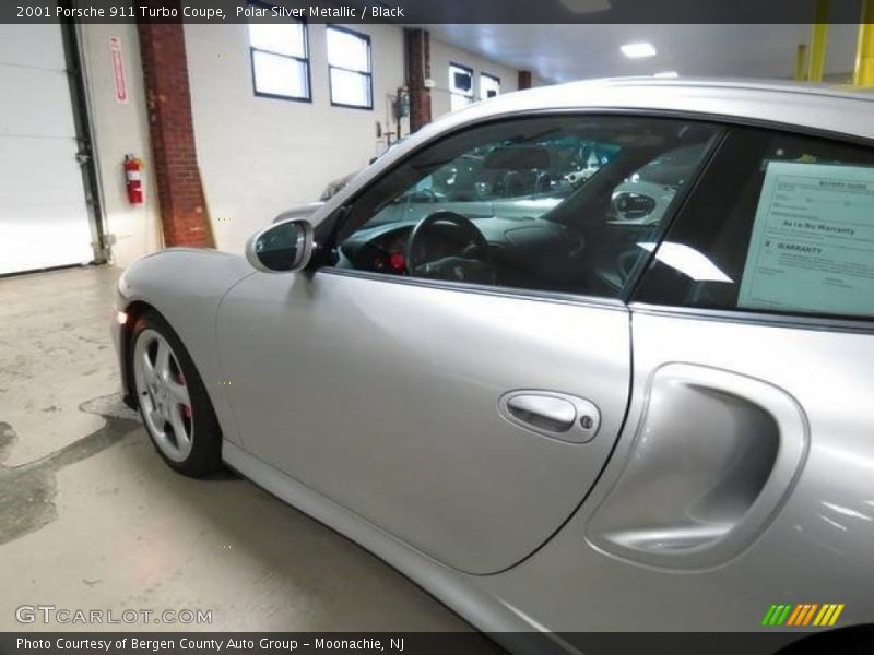 Polar Silver Metallic / Black 2001 Porsche 911 Turbo Coupe