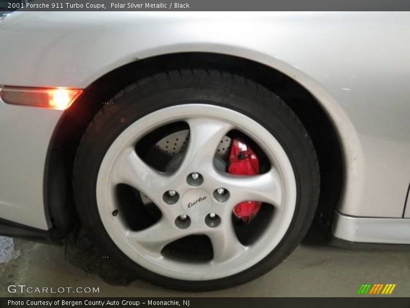 Polar Silver Metallic / Black 2001 Porsche 911 Turbo Coupe
