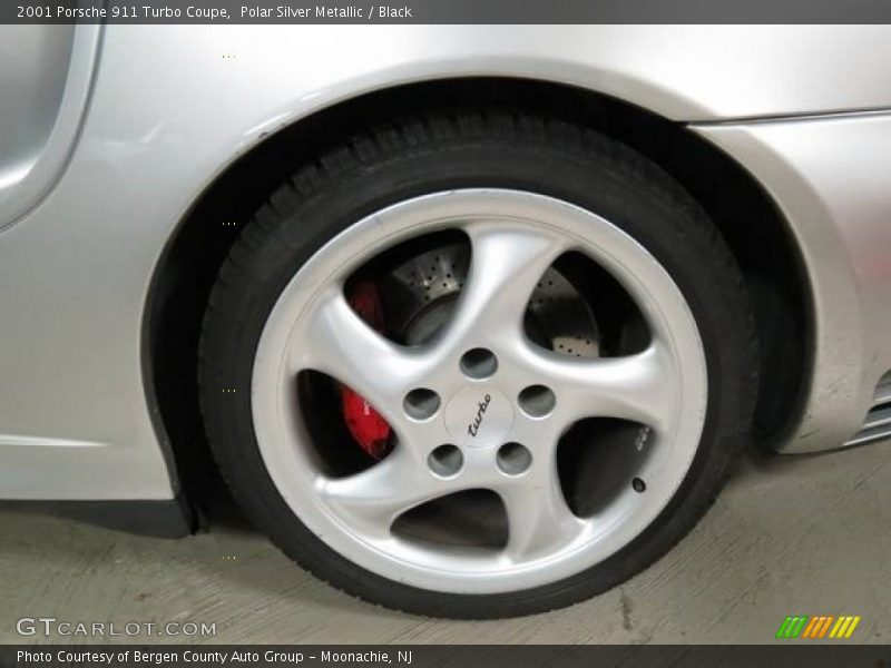 Polar Silver Metallic / Black 2001 Porsche 911 Turbo Coupe