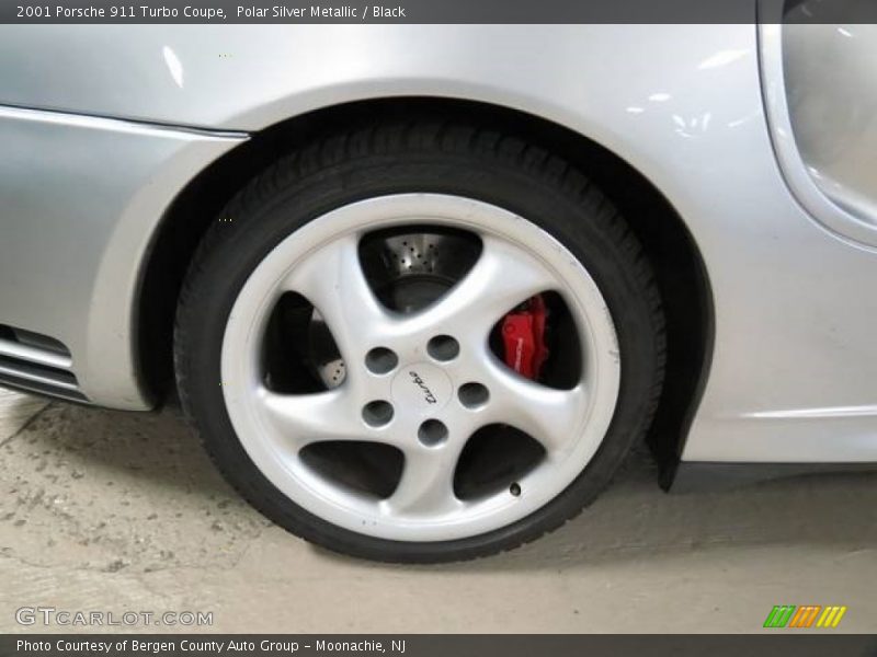 Polar Silver Metallic / Black 2001 Porsche 911 Turbo Coupe