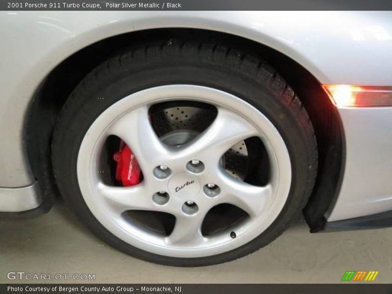 Polar Silver Metallic / Black 2001 Porsche 911 Turbo Coupe