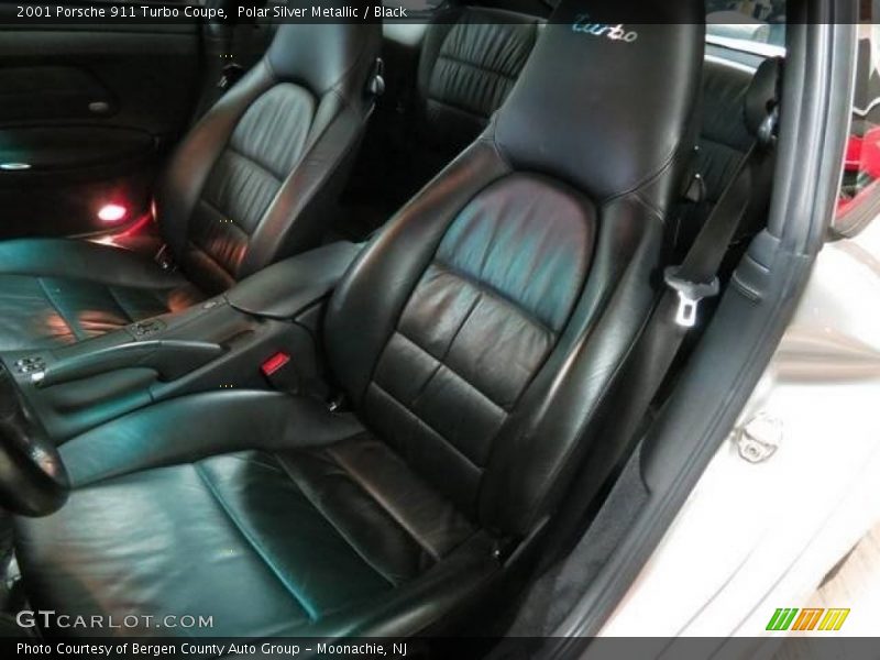 Polar Silver Metallic / Black 2001 Porsche 911 Turbo Coupe