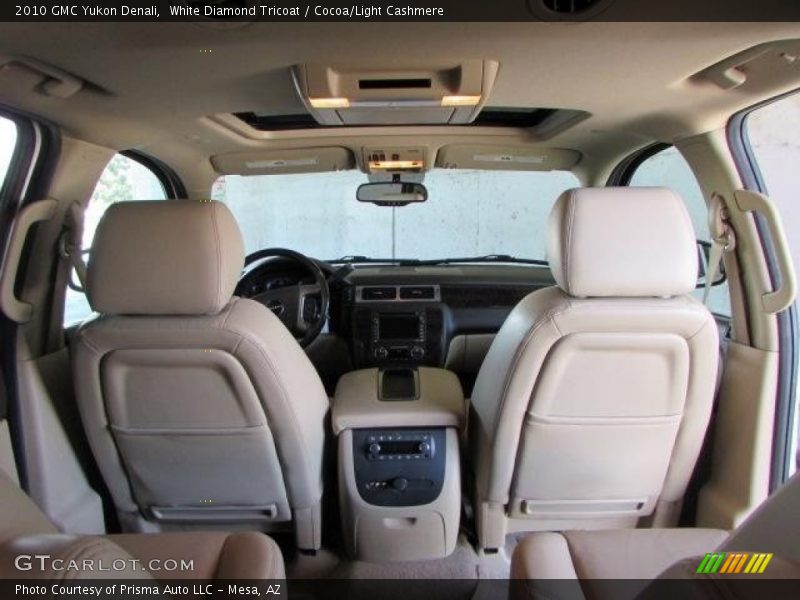 White Diamond Tricoat / Cocoa/Light Cashmere 2010 GMC Yukon Denali