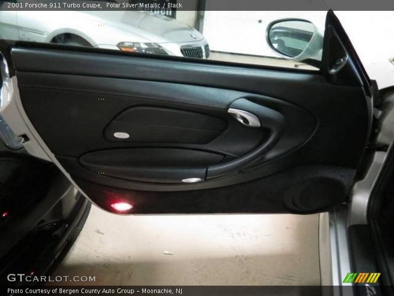 Polar Silver Metallic / Black 2001 Porsche 911 Turbo Coupe