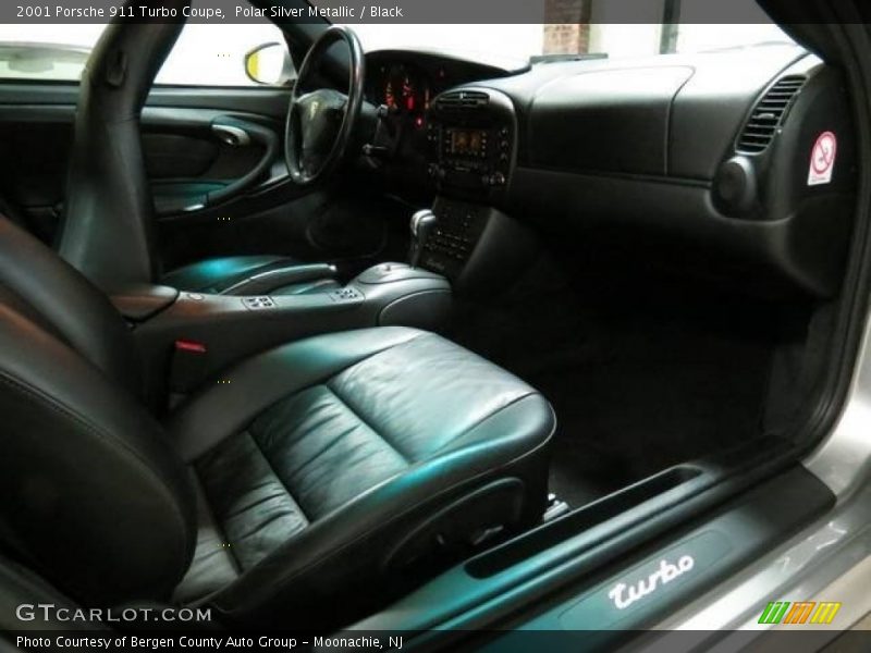 Polar Silver Metallic / Black 2001 Porsche 911 Turbo Coupe