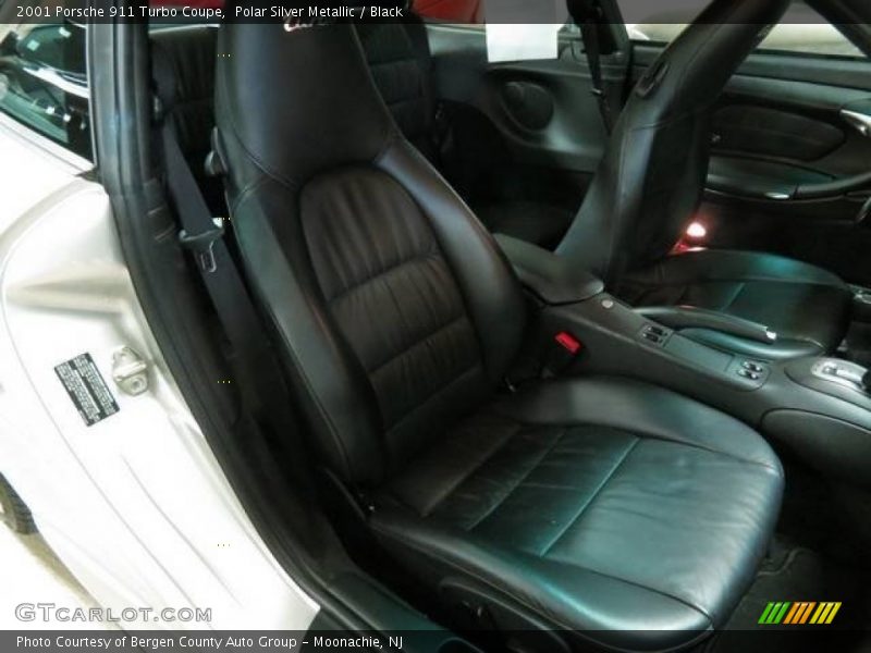 Polar Silver Metallic / Black 2001 Porsche 911 Turbo Coupe