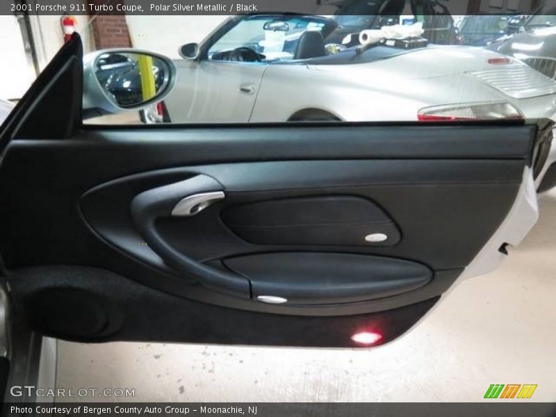 Polar Silver Metallic / Black 2001 Porsche 911 Turbo Coupe