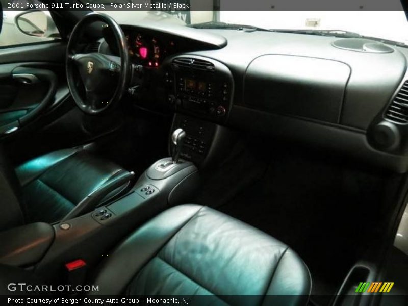Polar Silver Metallic / Black 2001 Porsche 911 Turbo Coupe