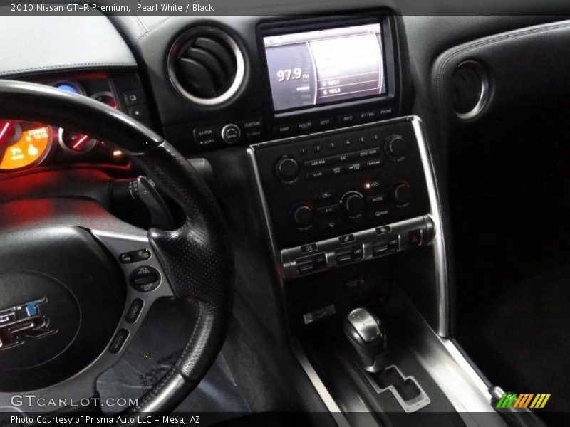 Pearl White / Black 2010 Nissan GT-R Premium