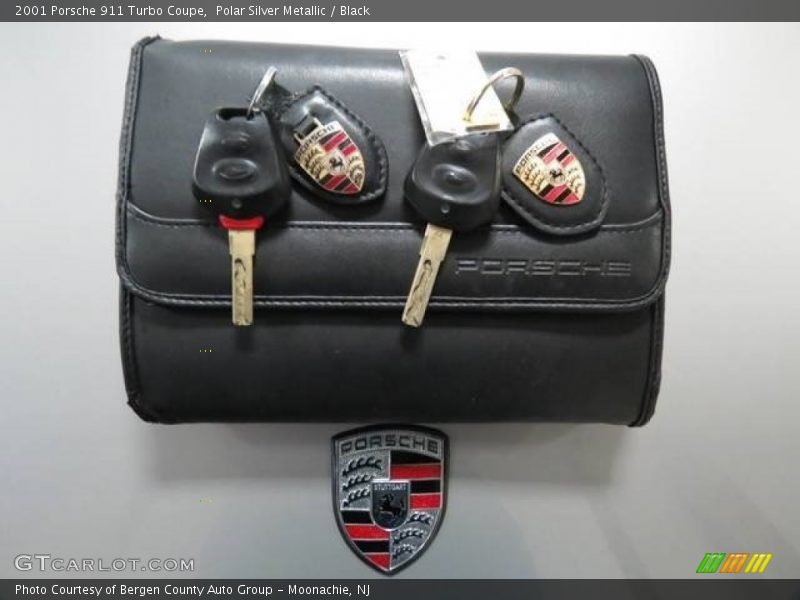 Polar Silver Metallic / Black 2001 Porsche 911 Turbo Coupe