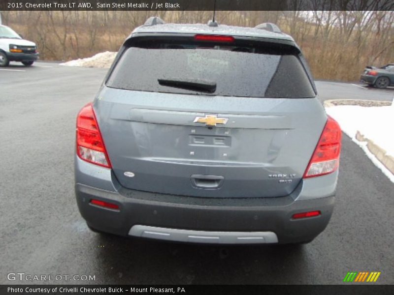 Satin Steel Metallic / Jet Black 2015 Chevrolet Trax LT AWD