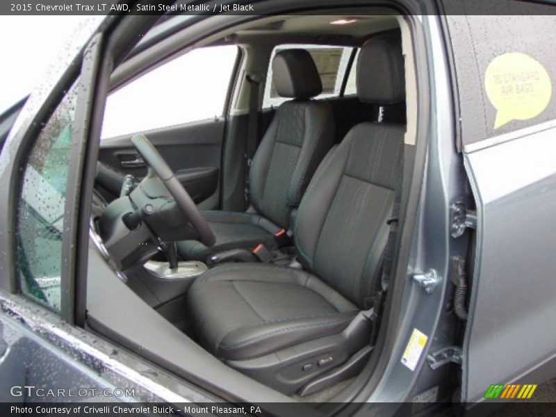 Satin Steel Metallic / Jet Black 2015 Chevrolet Trax LT AWD