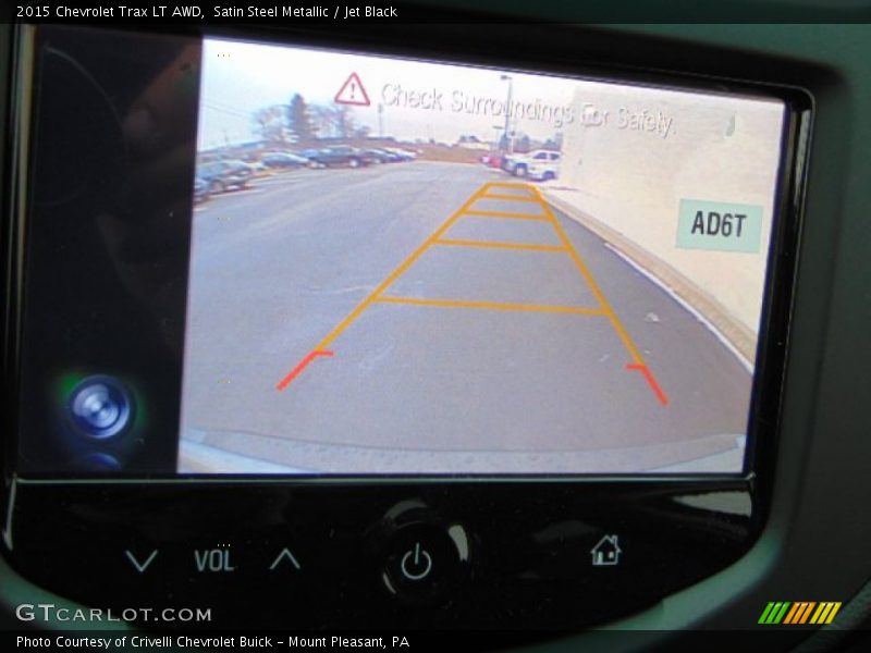 Satin Steel Metallic / Jet Black 2015 Chevrolet Trax LT AWD
