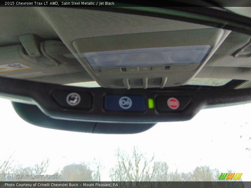 Satin Steel Metallic / Jet Black 2015 Chevrolet Trax LT AWD