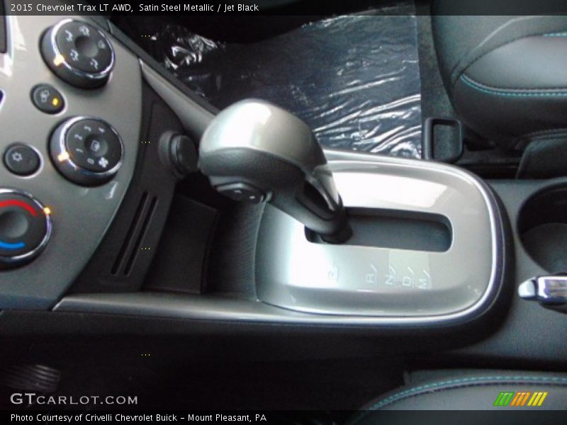 Satin Steel Metallic / Jet Black 2015 Chevrolet Trax LT AWD