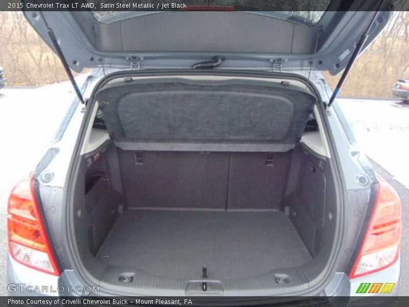 Satin Steel Metallic / Jet Black 2015 Chevrolet Trax LT AWD