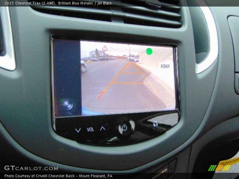 Brilliant Blue Metallic / Jet Black 2015 Chevrolet Trax LS AWD