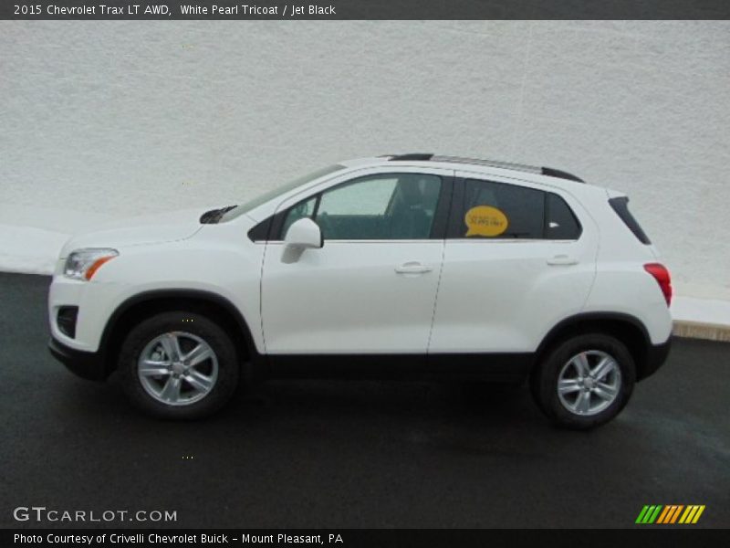 White Pearl Tricoat / Jet Black 2015 Chevrolet Trax LT AWD