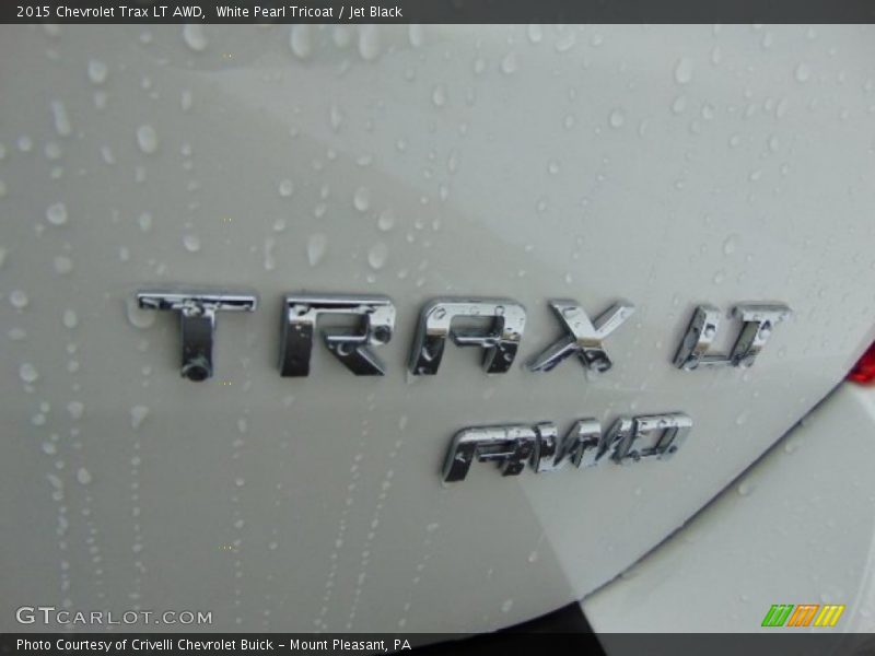 White Pearl Tricoat / Jet Black 2015 Chevrolet Trax LT AWD