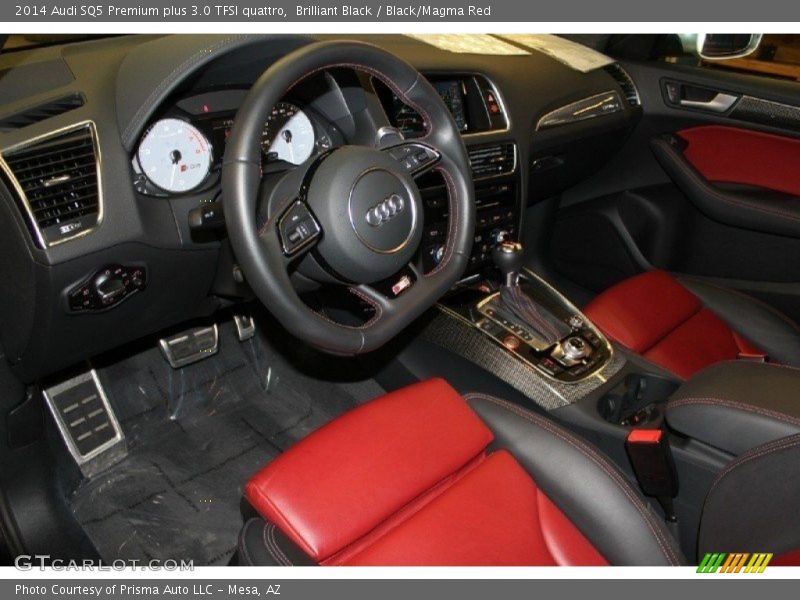  2014 SQ5 Premium plus 3.0 TFSI quattro Black/Magma Red Interior