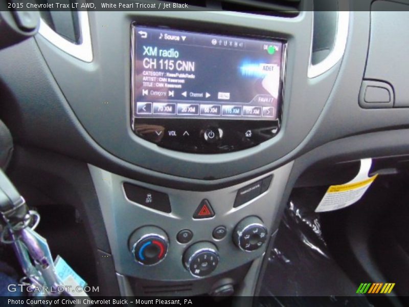 White Pearl Tricoat / Jet Black 2015 Chevrolet Trax LT AWD