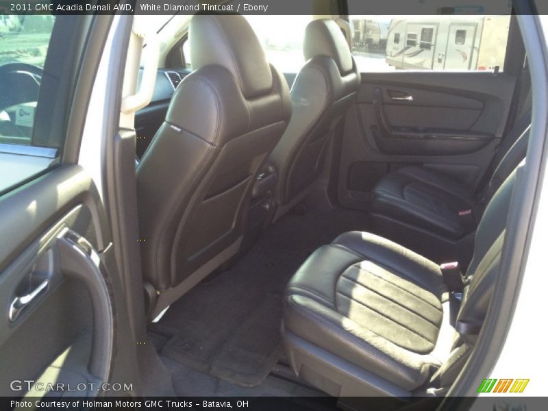 White Diamond Tintcoat / Ebony 2011 GMC Acadia Denali AWD