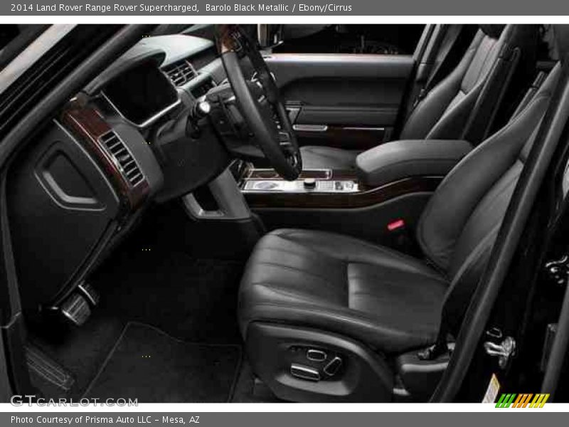 2014 Range Rover Supercharged Ebony/Cirrus Interior