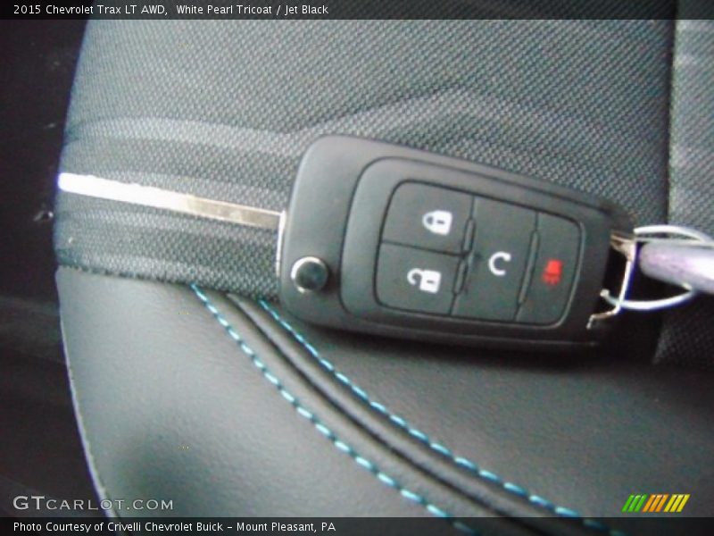 White Pearl Tricoat / Jet Black 2015 Chevrolet Trax LT AWD