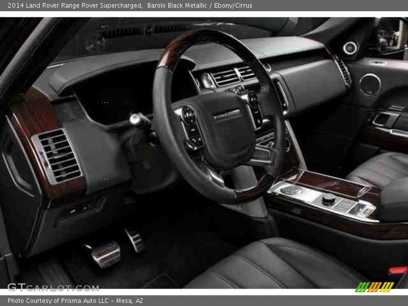 Barolo Black Metallic / Ebony/Cirrus 2014 Land Rover Range Rover Supercharged