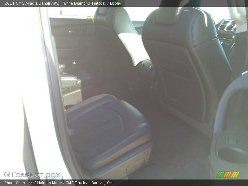 White Diamond Tintcoat / Ebony 2011 GMC Acadia Denali AWD