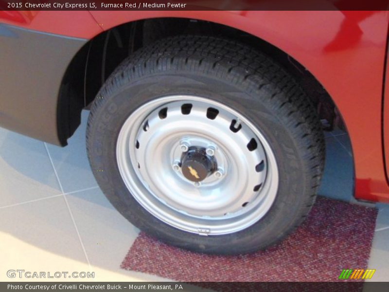 Furnace Red / Medium Pewter 2015 Chevrolet City Express LS