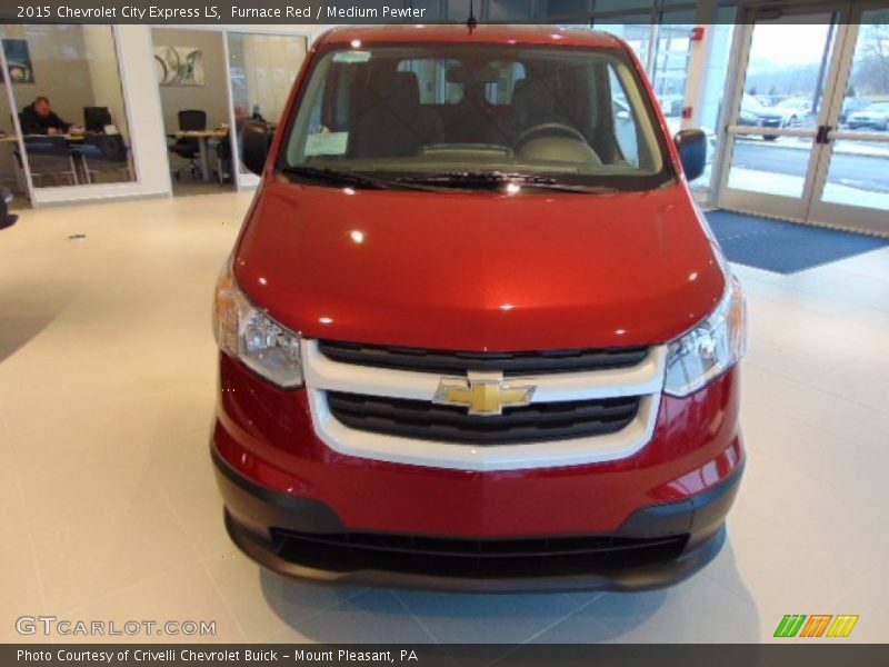Furnace Red / Medium Pewter 2015 Chevrolet City Express LS