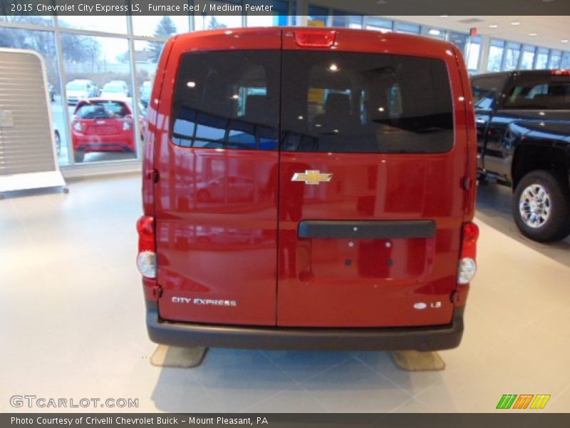 Furnace Red / Medium Pewter 2015 Chevrolet City Express LS