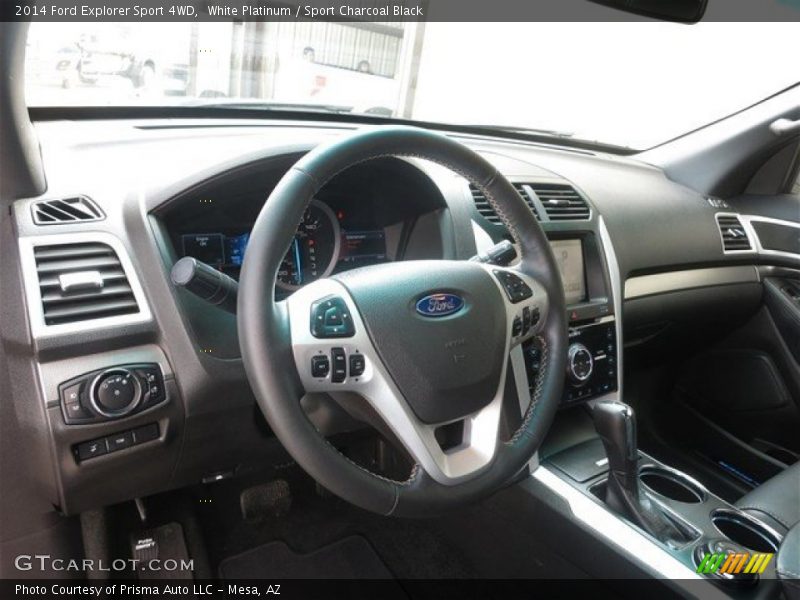 White Platinum / Sport Charcoal Black 2014 Ford Explorer Sport 4WD