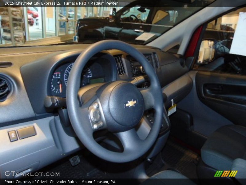 Furnace Red / Medium Pewter 2015 Chevrolet City Express LS