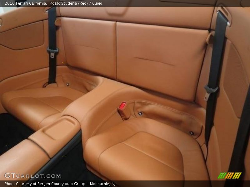 Rear Seat of 2010 California 