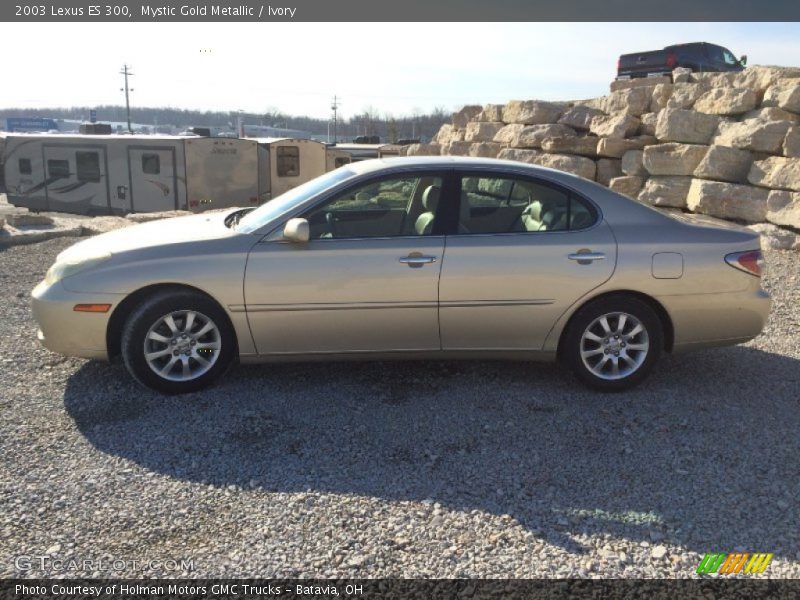 Mystic Gold Metallic / Ivory 2003 Lexus ES 300